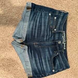 American Eagle Outfitters Dark Blue Jean Shorts